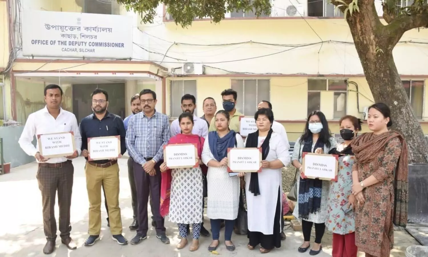 ACS, ALRS officers in Cachar protest over assault on Election Officer by Satgaon OC