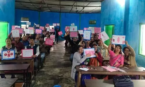 Training on menstrual hygiene and reproductive health at school held in Tinsukia