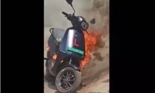 Another electric scooter catches fire in India, users furious