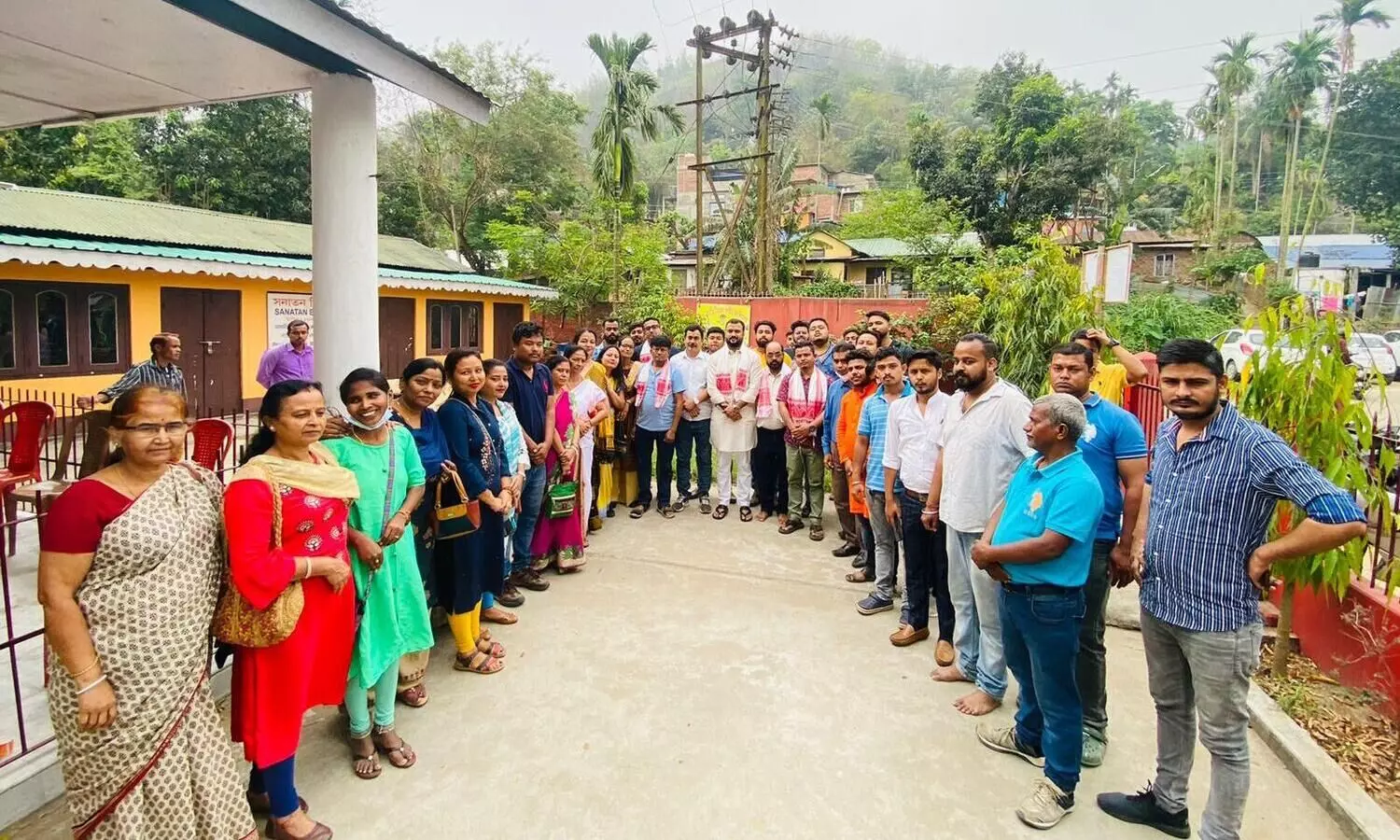 BJYM holds meeting in West Guwahati Constituency ahead of Municipal polls