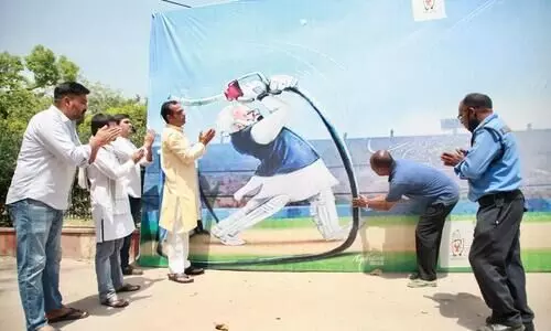 Indian Youth Congress starts poster campaign against rising inflation, fuel prices