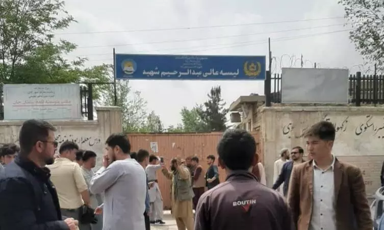Multiple blasts near school in Kabul Multiple blasts near school in Kabul