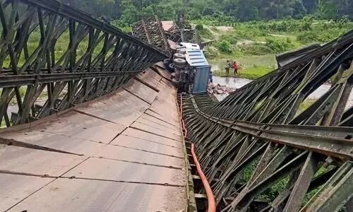 Bailey bridge collapses in Arunachals Mebo sub-division