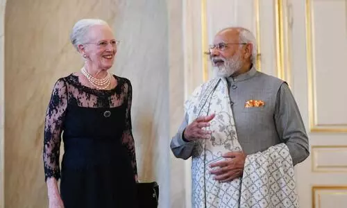 Modi met Queen of Denmark Margrethe II