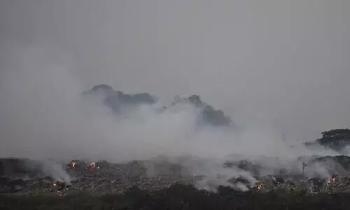 8 days on, Boragaons landfill still on fire