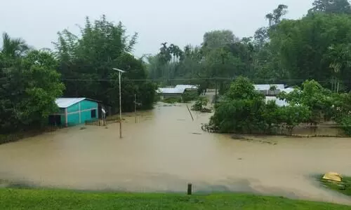 Flood threat looms large in Cachar as water level of Barak river shows rising trend