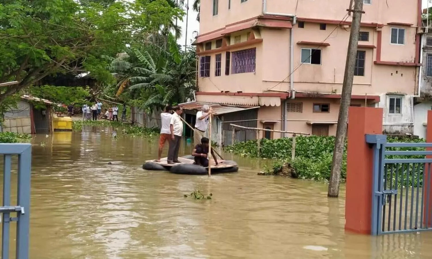 New low-lying areas inundated in Silchar and adjoining areas