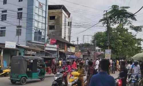 Silchar: Fire breaks out at Ishan Bangla office campus