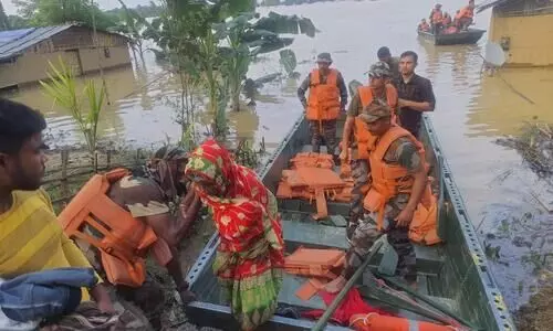 Indian Army rescues over 1500 people from flood-hit Raha, Kampur