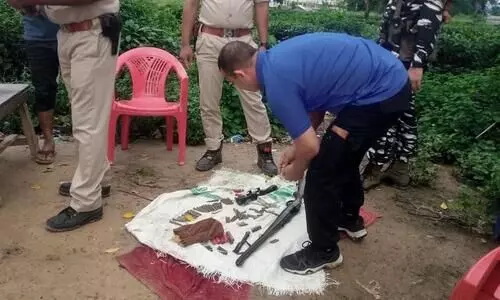 Two held with arms by Khatkati Police