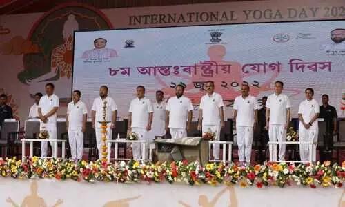 Assam governor, CM joins enthusiasts on International Yoga Day