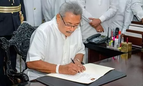 Sri Lankan Prez Gotabaya Rajapaksa signs resignation letter