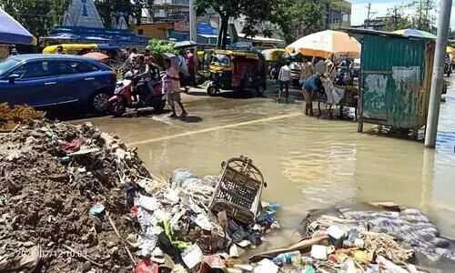 Silchar MLA assures to clear pile of post-flood garbage