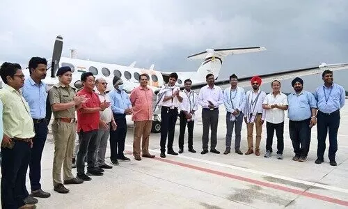 Maiden test flight lands in Itanagar Greenfield Airport