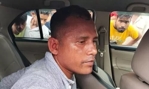 Public flog man in Guwahatis Basistha after being alleged of stealing a SUV