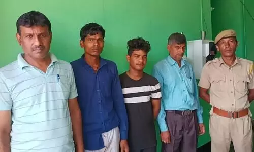 Four held for crude oil theft by Gaurisagar police