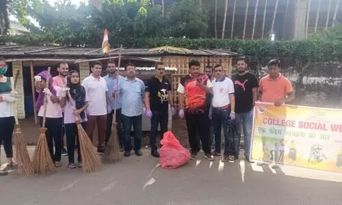 SMCH doctors, students take up Swachhata drive ahead of I-Day celebrations