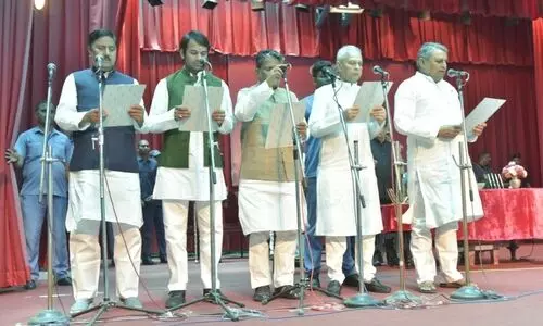 Bihar cabinet expansion: 31 legislators take oath, RJD gets lions share