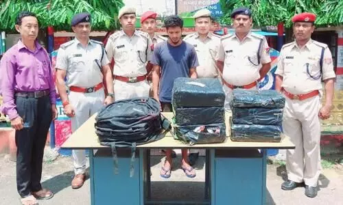 26 kg marijuana recovered, one held by Chaparmukh RPF, GRP