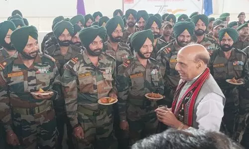 Manipur: Rajnath Singh interacts with Indian Army, Assam Rifles