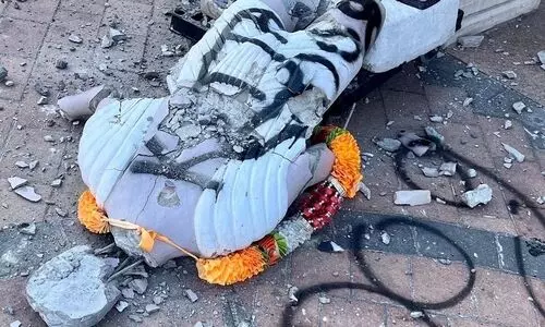 Gandhi statue in NY smashed amid wave of continued attacks