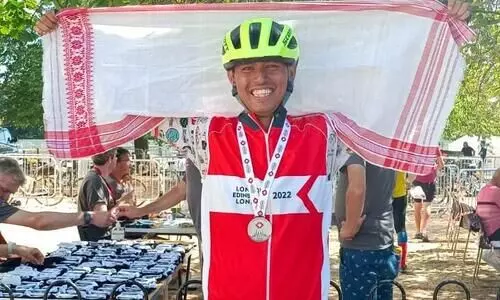 Guwahatis Ripunjay gets glory in cycling