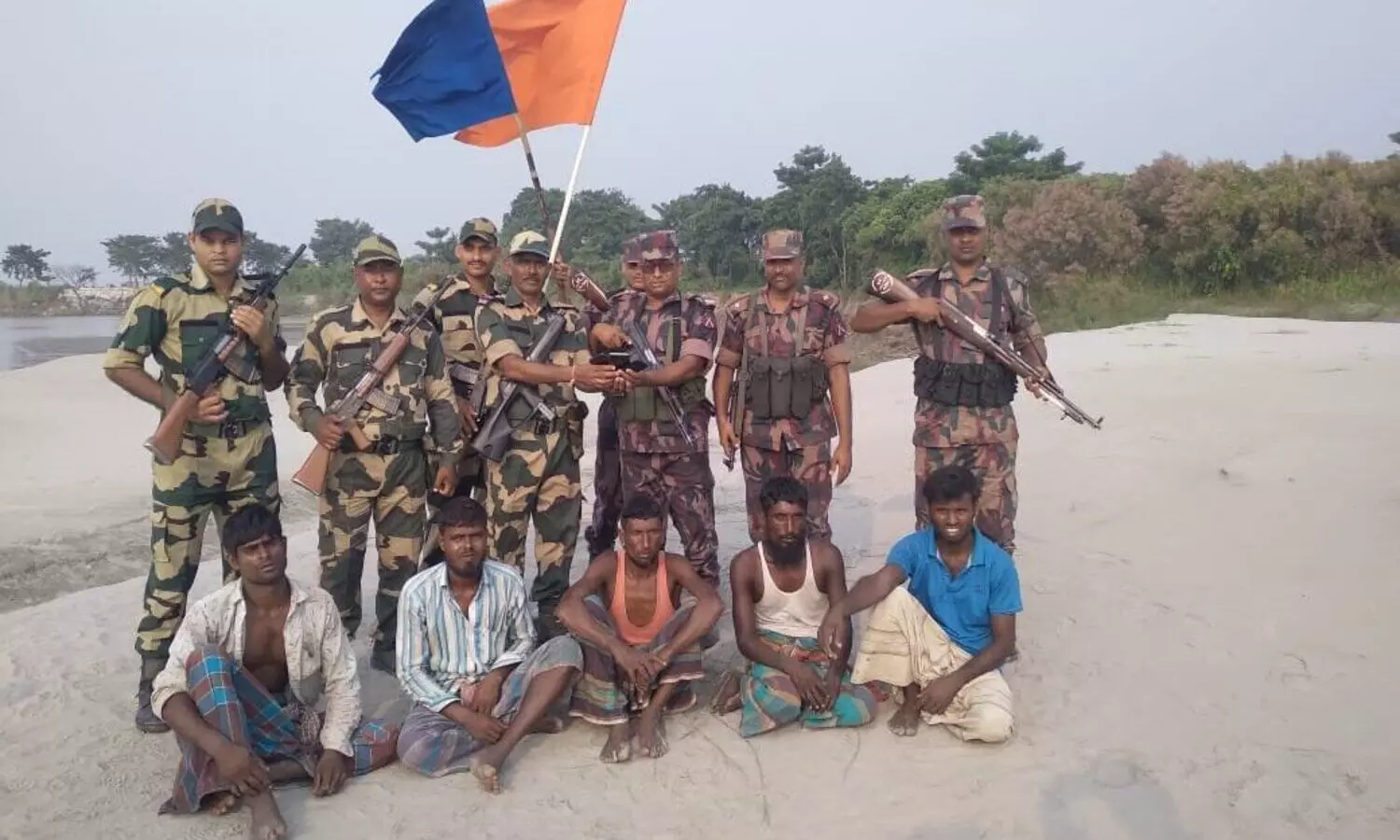 BSF hands over five Bangladeshi nationals to Border Guards Bangladesh as goodwill gesture
