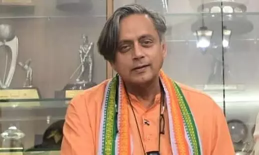 Tharoor qualified to contest for Cong presidential election, says KPCC chief Sudhakaran Tharoor qualified to contest for Cong presidential election, says KPCC chief Sudhakaran
