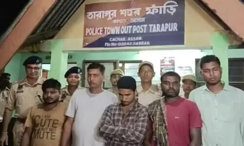 Cachar police apprehends five with 200 bags of illegally transported Burmese betel nuts