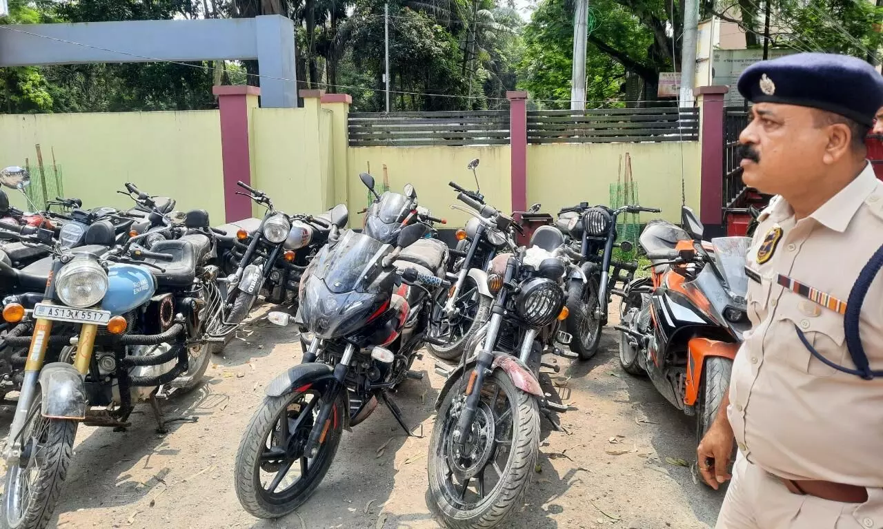 Darrang police busts interstate bike lifters racket; 7 held, 15 bikes recovered Darrang police busts interstate bike lifters racket; 7 held, 15 bikes recovered