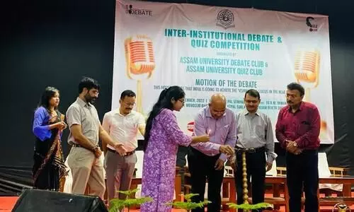 Assam University organises inter-institutional debate and quiz competitions