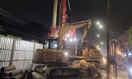 Iron beam falls over moving car in Guwahatis Zoo Road area