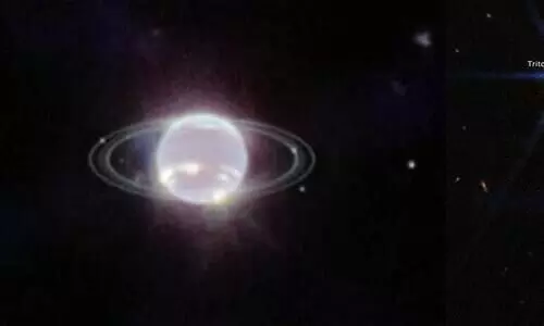 James Webb Space telescope captures striking view of Neptunes rings