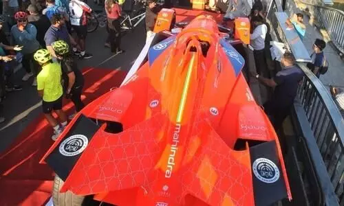 Formula E car unveiled in Hyderabad