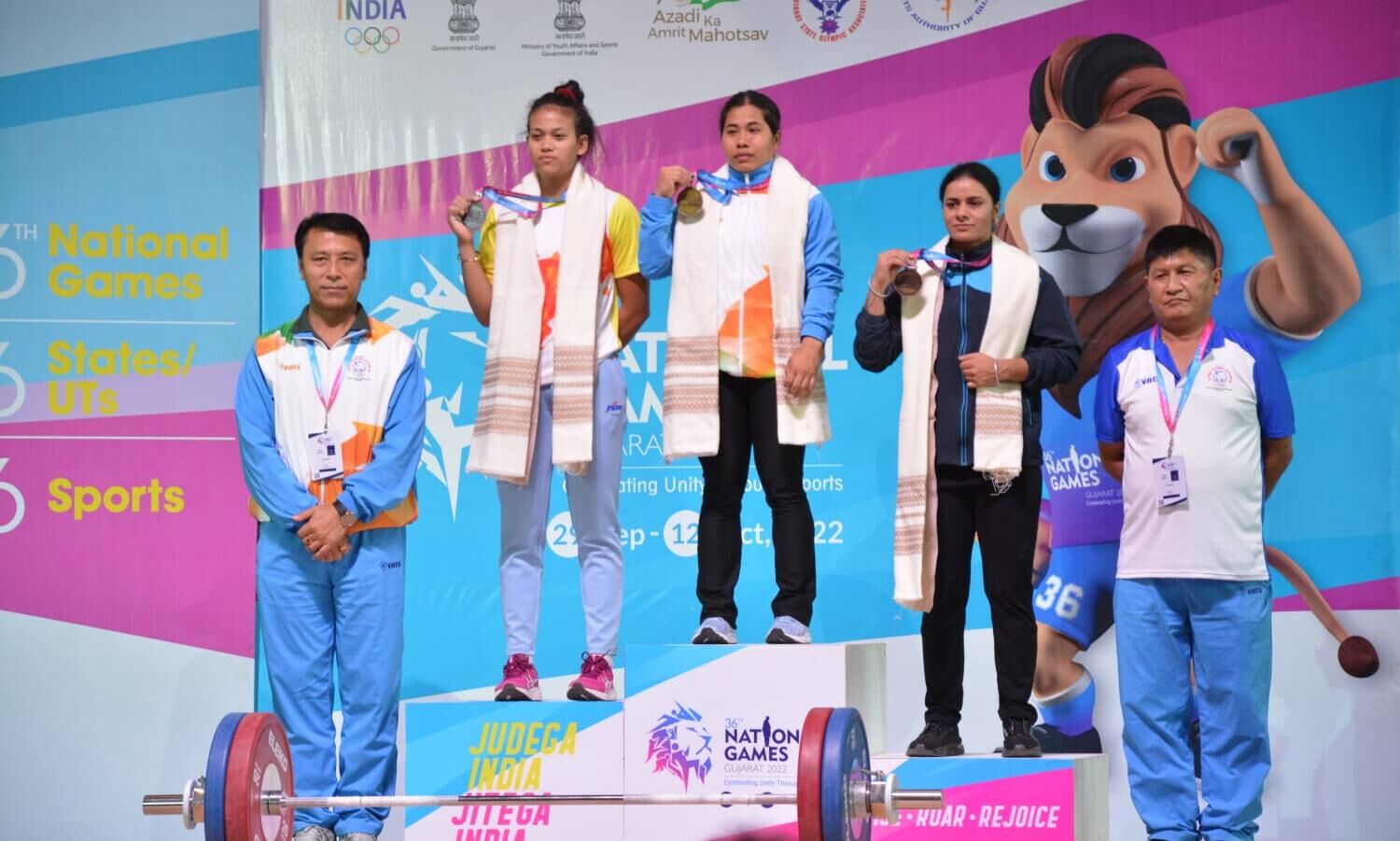 36th National Games: Manipur climb to 6th position with 4 more golds