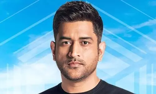 Dhoni launches drone Droni