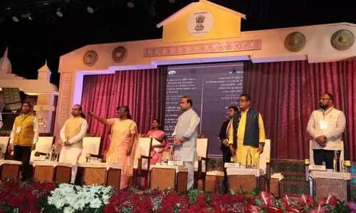 President lays foundation stones for projects of central, Assam govts