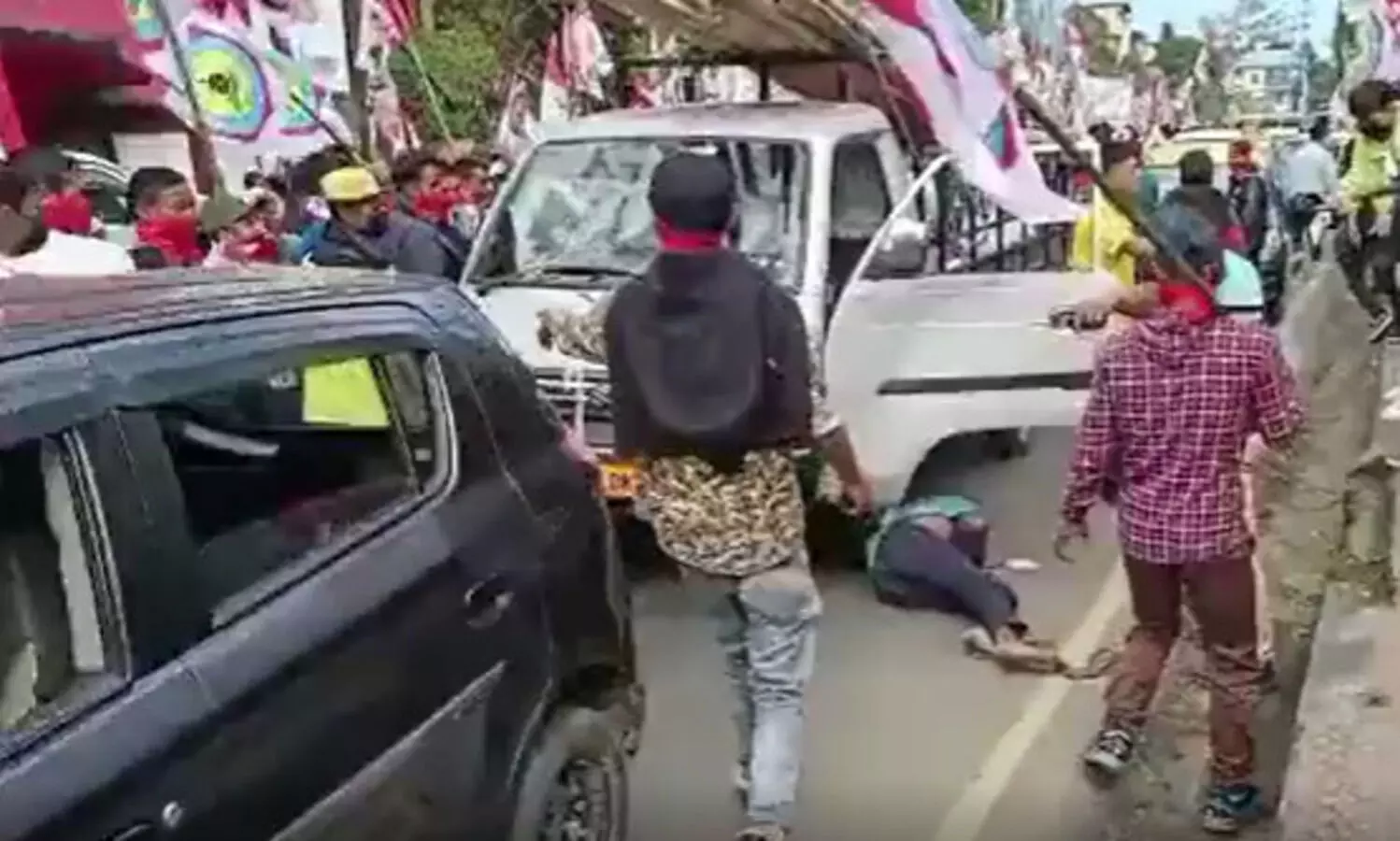 Rally on unemployment turns violent in Shillong, many injured