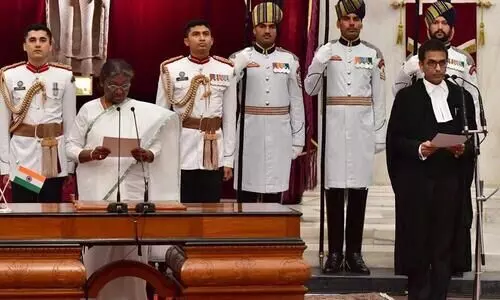 Justice DY Chandrachud sworn-in as 50th Chief Justice of India