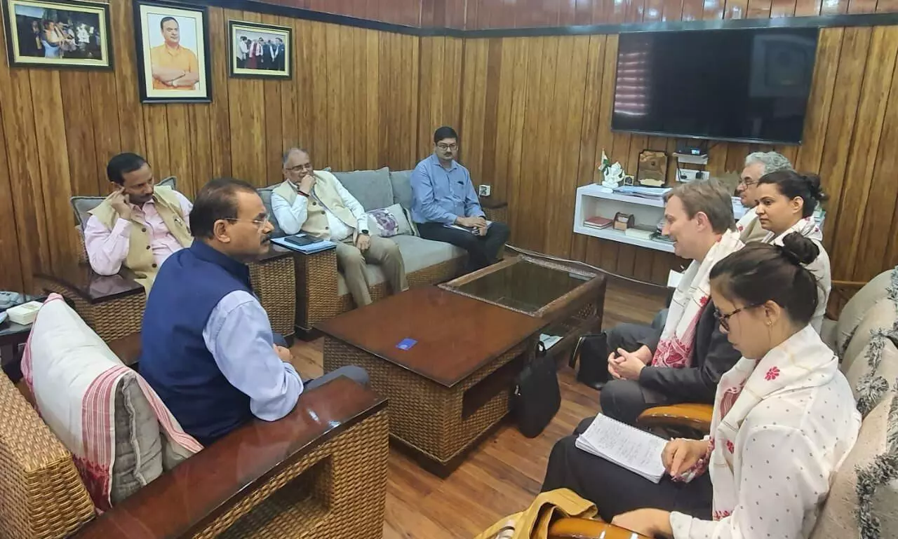 French delegation discusses project implementation status with Assam minister French delegation discusses project implementation status with Assam minister