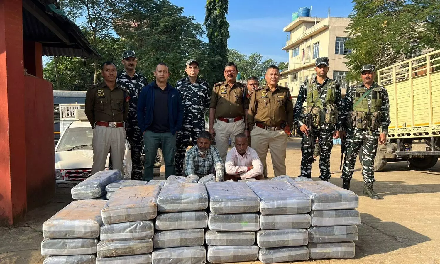 Cops seize marijuana in Assam, two held