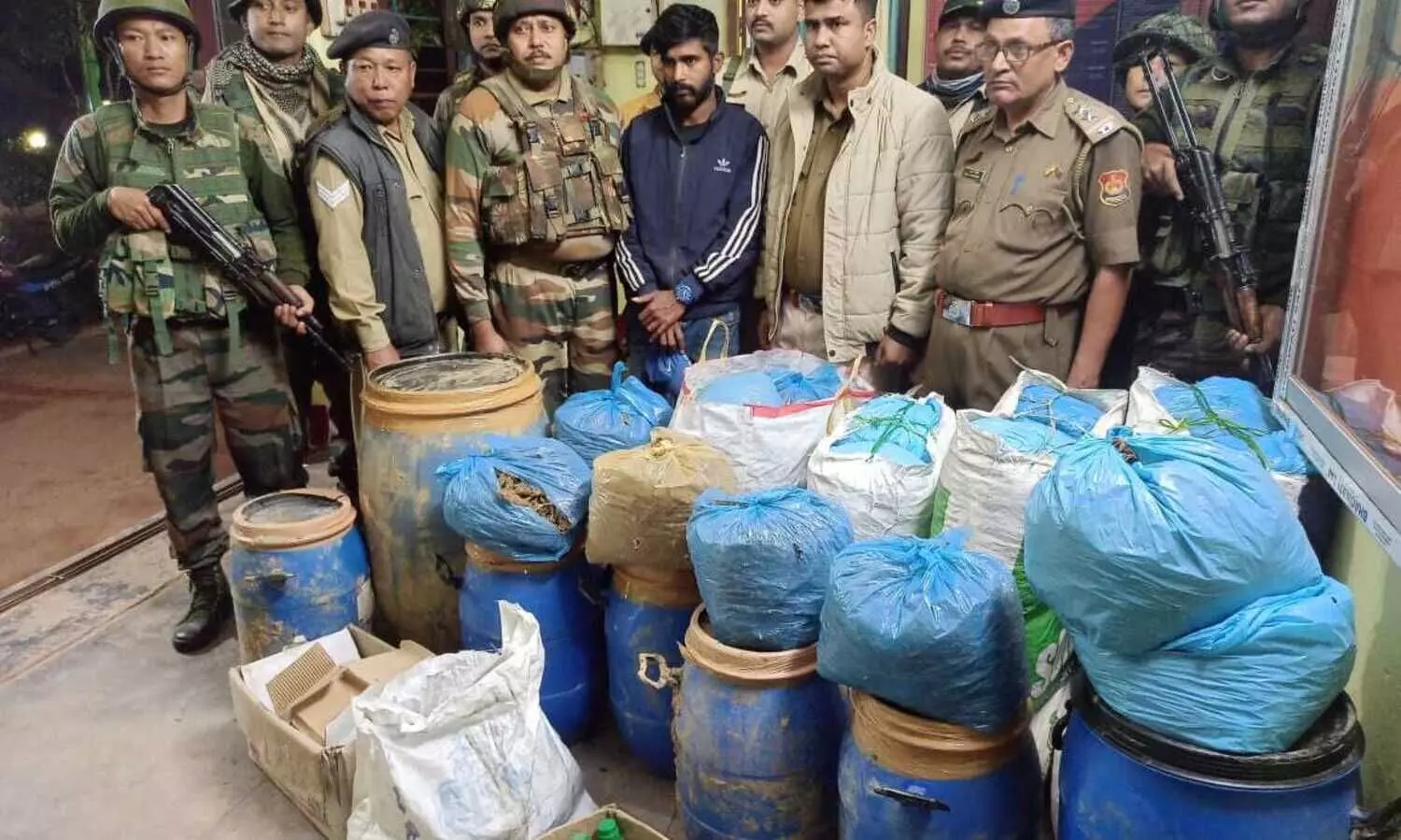 Tripura Police arrest duo after seizing 186 kg marijuana