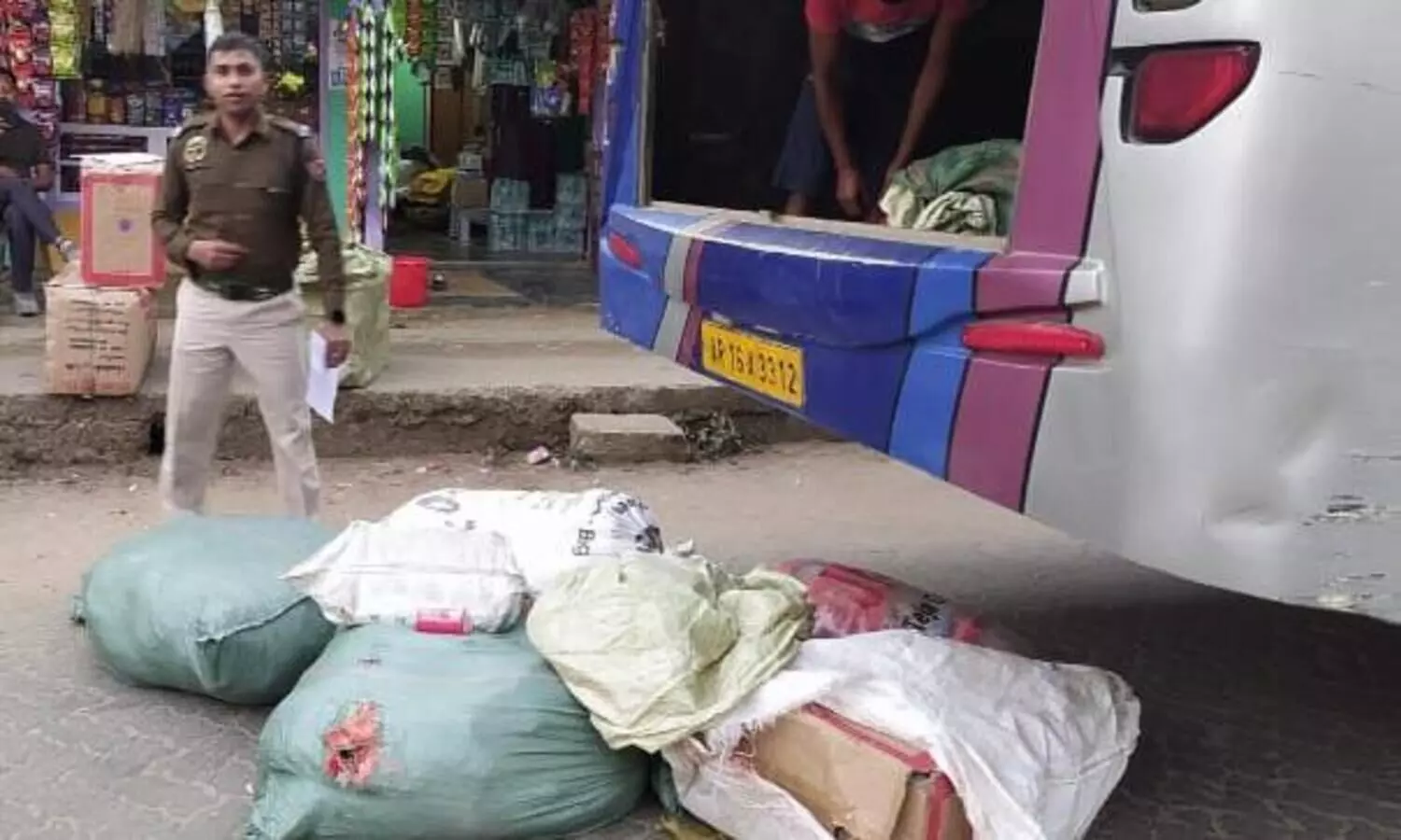 Karimganj: Police seize Burmese cigarettes, biscuits and other materials