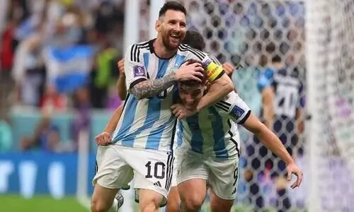 Alvarezs brace, Messis goal guides Argentina into final with 3-0 win over Croatia