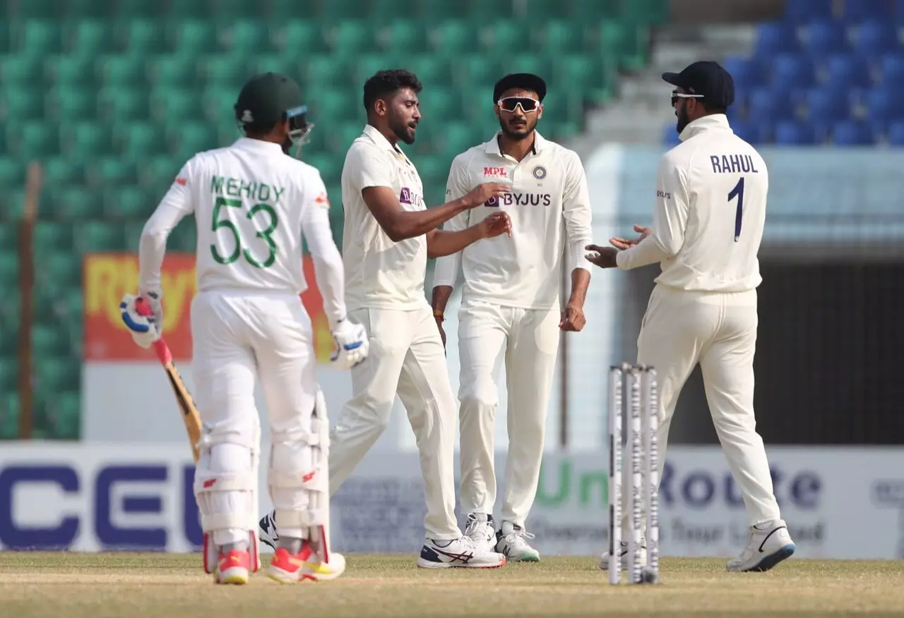 1st Test, Day 5: India beat Bangladesh by 188 runs, take 1-0 lead in two-match series 1st Test, Day 5: India beat Bangladesh by 188 runs, take 1-0 lead in two-match series