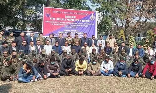 43 militants lay down arms before Manipur Chief Minister