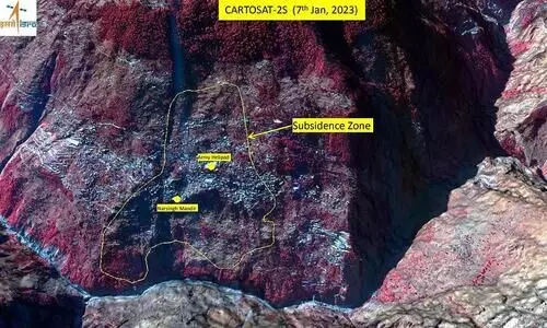 ISRO report shows entire Joshimath may sink