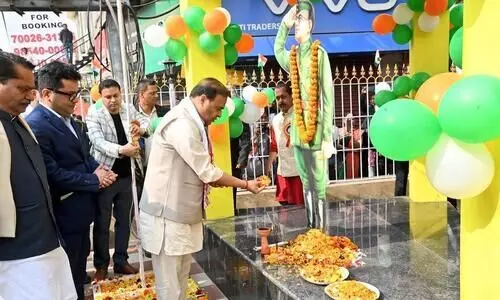 Assam CM pays tribute to Netaji Subhas Chandra Bose on Parakram Divas