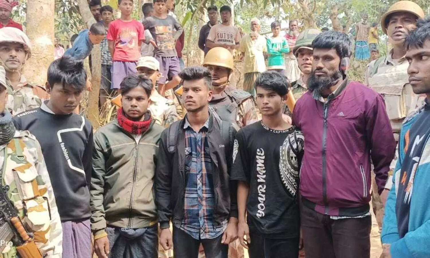 Six Rohingya refugees held in poll bound Tripura
