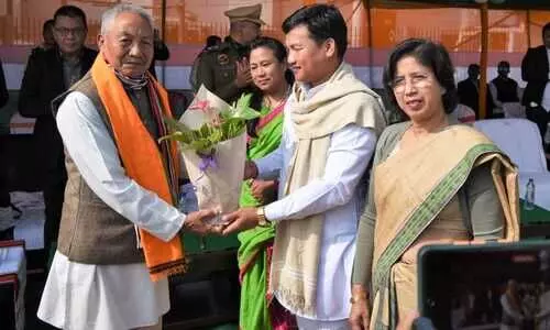Ramkuiwangbe Jene  receives prestigious Padma Shri award